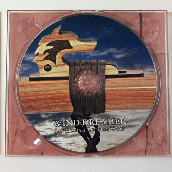 WIND DREAMER-CD BY JAN MICHAEL LOOKING WOLF. - Picture 3 of 6